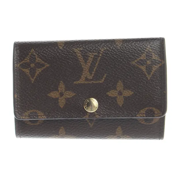 Key Holder, in Dark Brown, Leather, Louis Vuitton