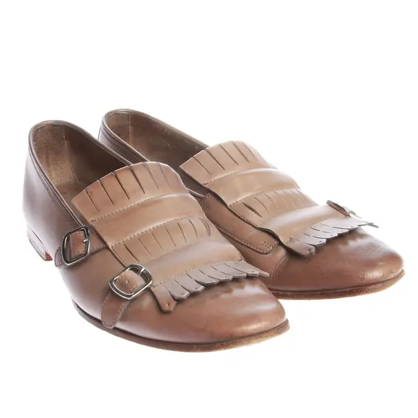 Loafers, in Light Brown, Santoni