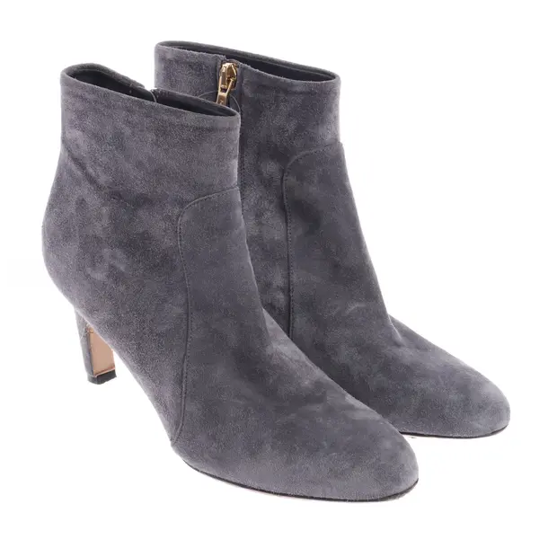 Ankle Boots, in Gray, Salvatore Ferragamo