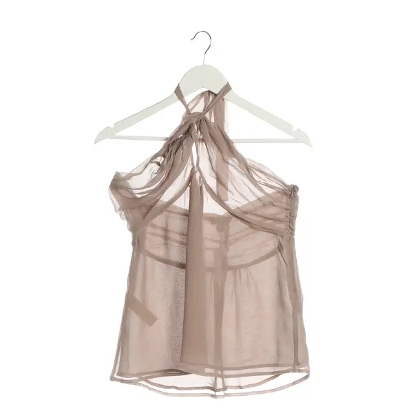 Top, in Brown, Polyester, Burberry