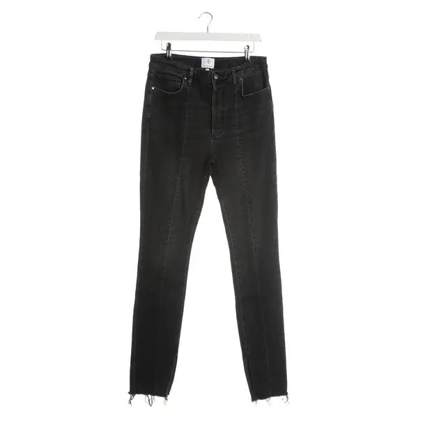 Jeans Slim Fit, in Dunkelgrau, Baumwolle, Anine Bing