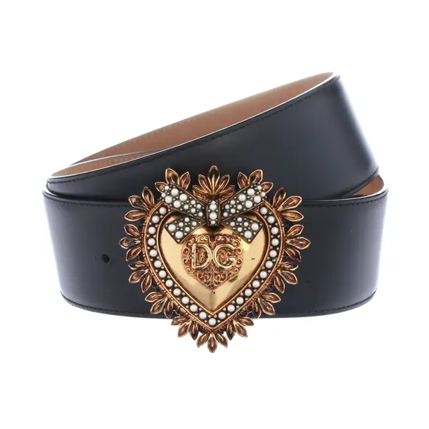 Belt, in Black, Leather, Dolce & Gabbana