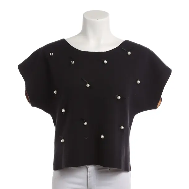 Sweater Vest, in Black, Wool, Marc Cain