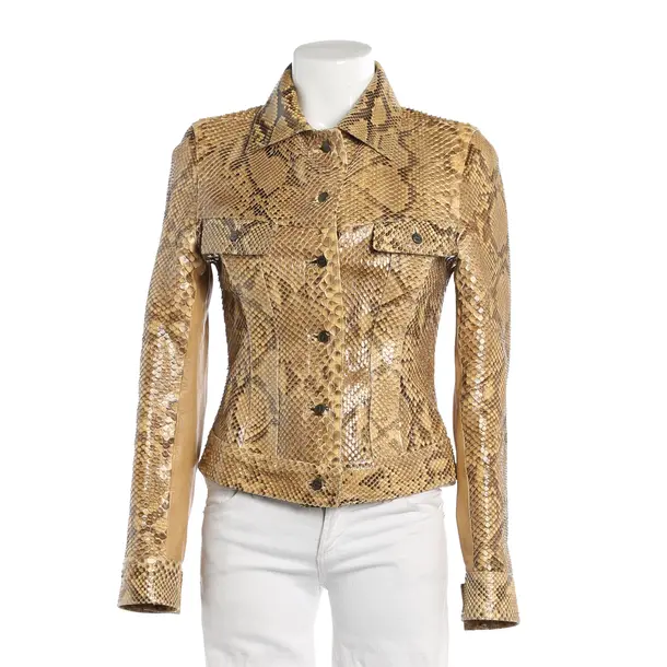 Lederjacke, in Senfgelb, Leder, Jitrois