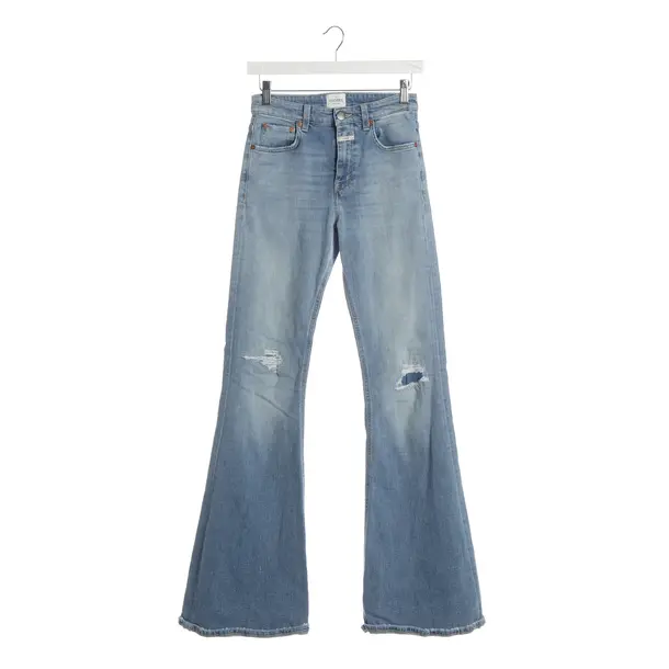 Flared Jeans, in Light Blue, Cotton, Closed