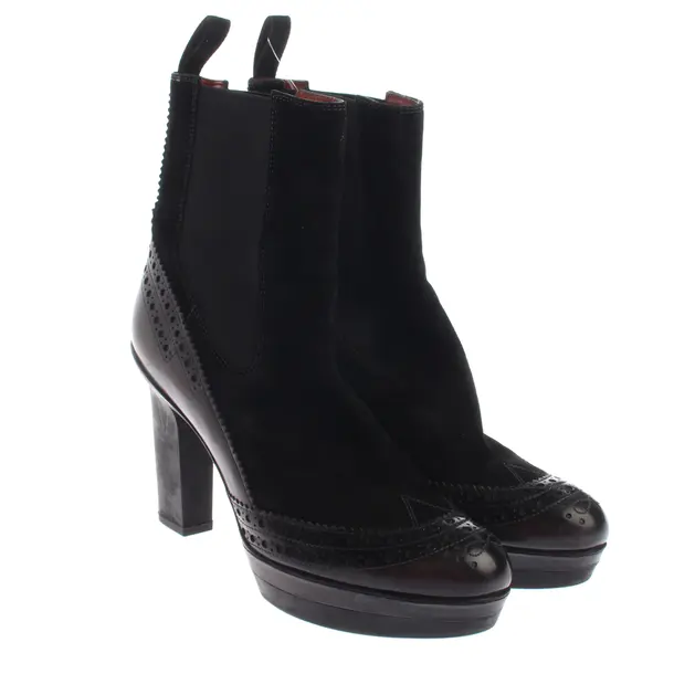 Stiefeletten, in Schwarz, Santoni