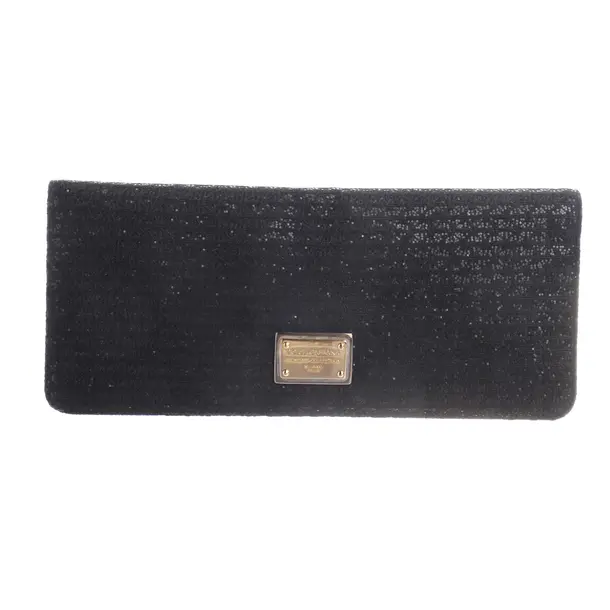 Pochette, in Nero, Cotone, Dolce e Gabbana