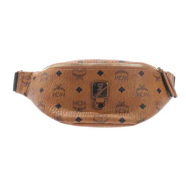 Bum Bag, in Light Brown, Leather, MCM