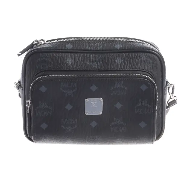 Cross Body Bag, in Black, Canvas, MCM