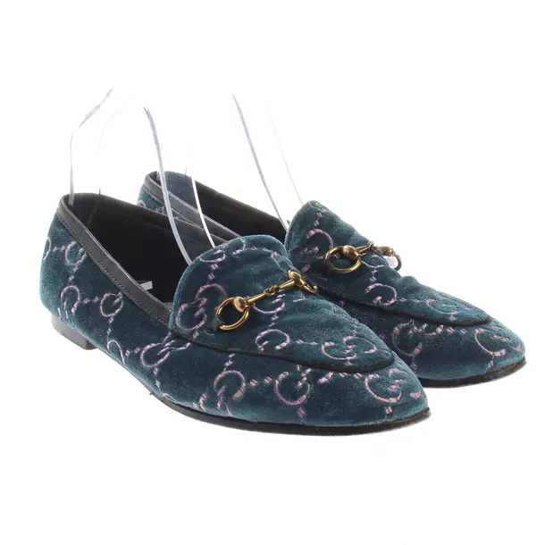Flats, in Blue, Gucci