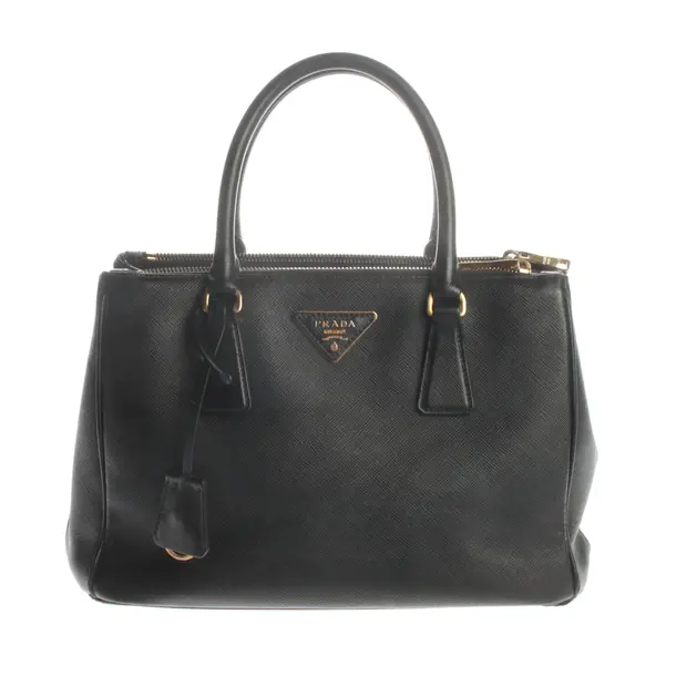 Handbag, in Black, Leather, Prada