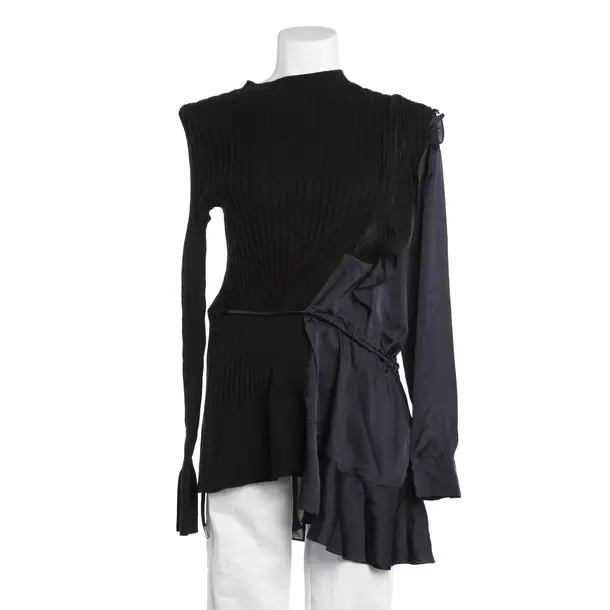 Jumper, in Black, Cotton, Sacai