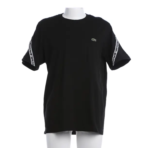 T-Shirt, in Schwarz, Baumwolle, Lacoste