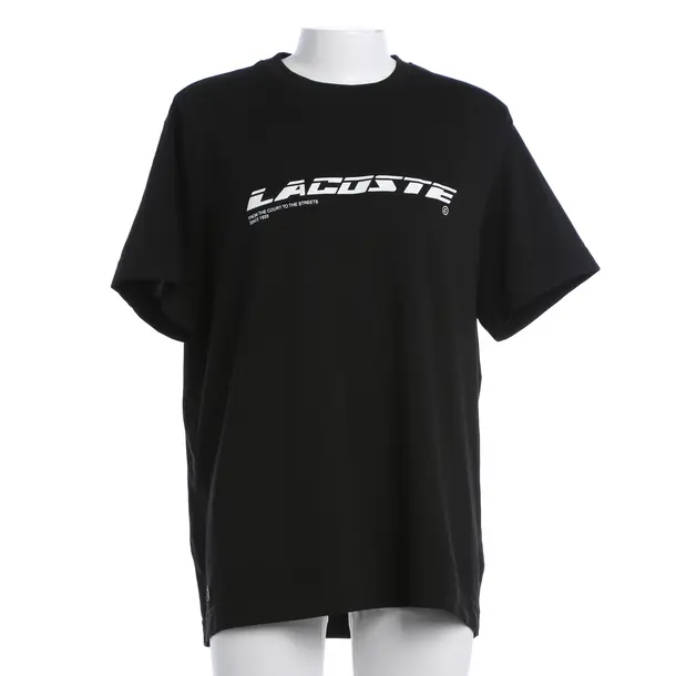 T-Shirt, in Black, Cotton, Lacoste