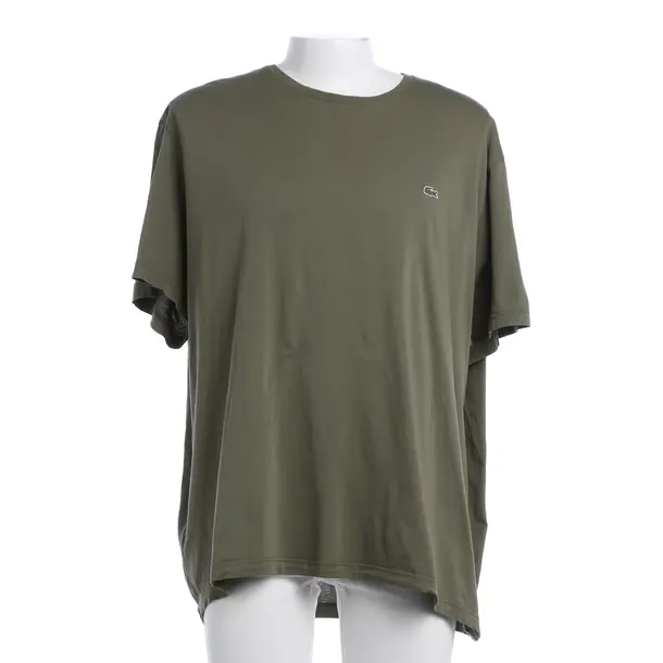 T-Shirt, in Green, Cotton, Lacoste