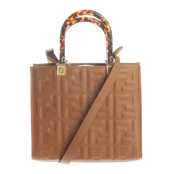 Handbag, in Light Brown, Leather, Fendi