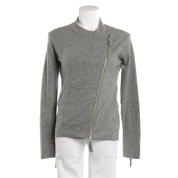 Strickjacke, in Grau, Kaschmir, FTC Cashmere