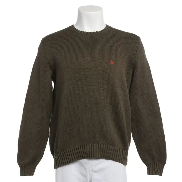 Pullover, in Olivgrün, Baumwolle, Polo Ralph Lauren