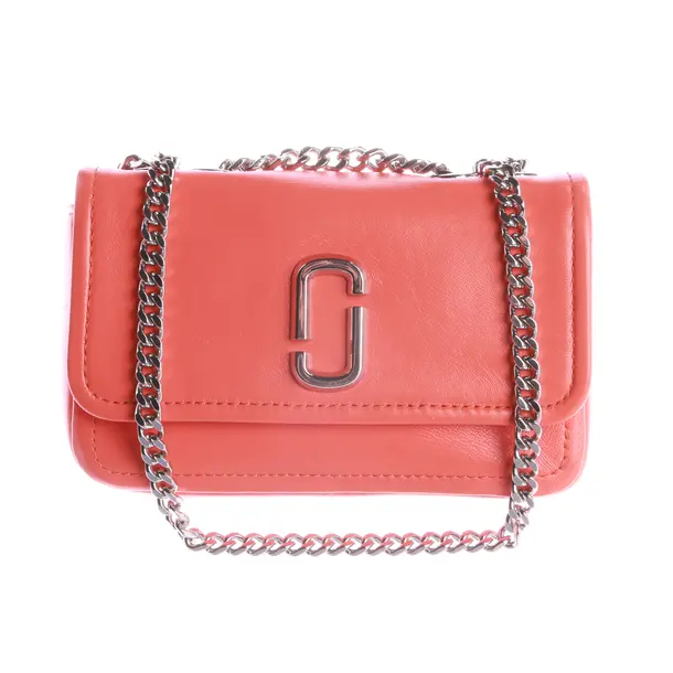 Abendtasche, in Dunkelorange, Leder, Marc Jacobs