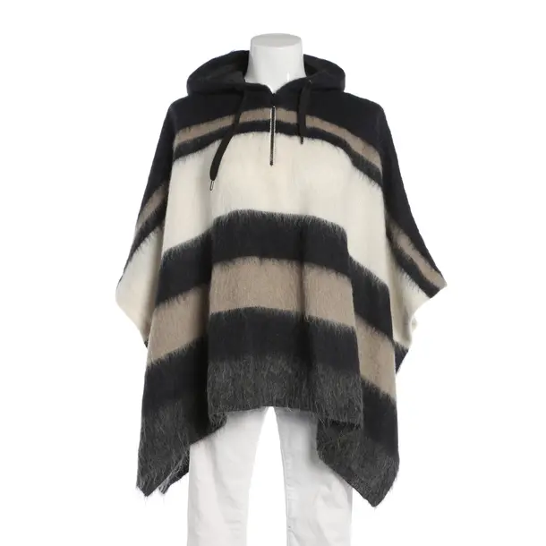 Poncho, in Multicolored, Wool, Brunello Cucinelli