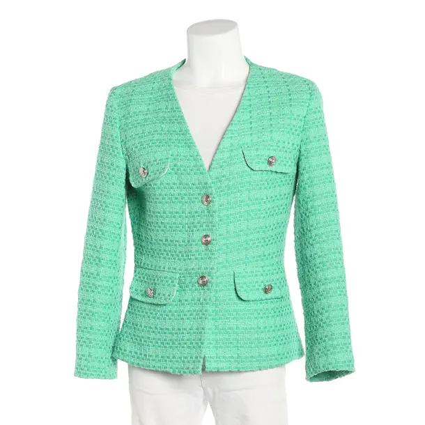 Blazer, in Green, Cotton, Maje
