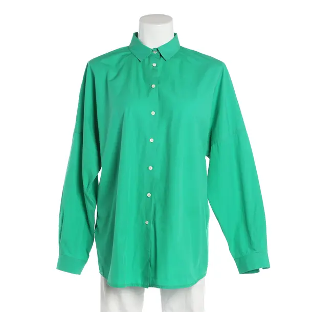 Blouse, in Green, Cotton, Maje
