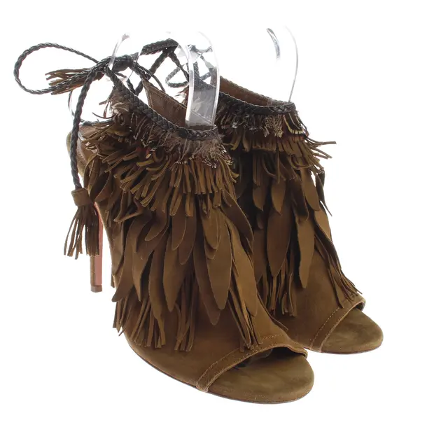 Heeled Sandals, in Brown, Aquazzura