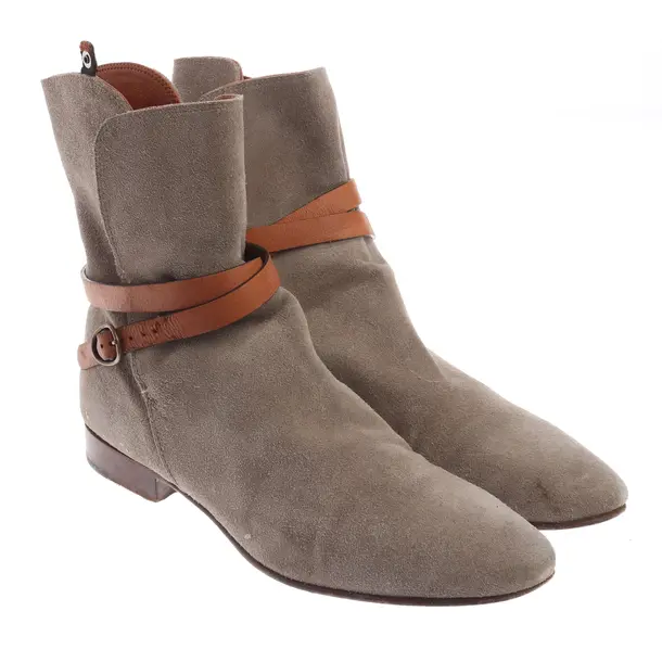 Ankle Boots, in Light Gray, Chloé