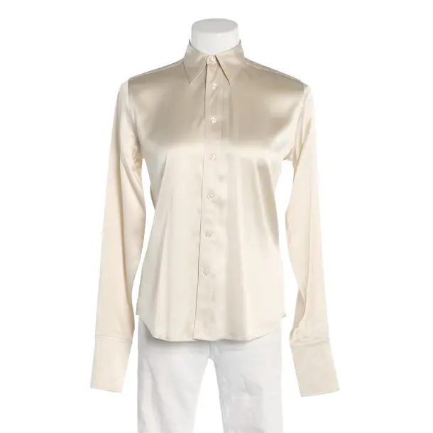 Bluse, in Beige, Seide, Ralph Lauren Black Label