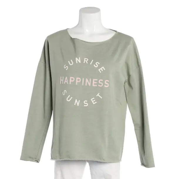 Sweatshirt, in Hellgrün, Baumwolle, Juvia