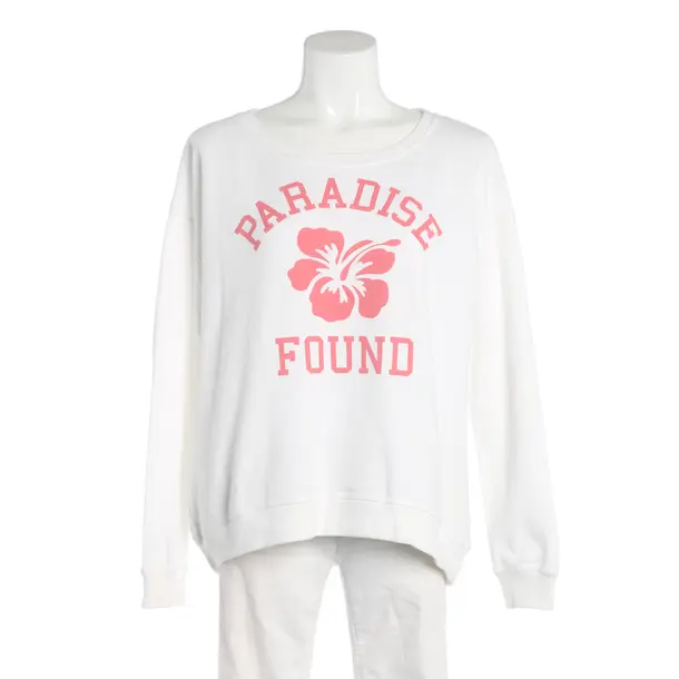 Sweatshirt, in White, Cotton, Juvia