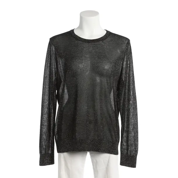 Maglione, in Nero, Viscosa, Chiuso