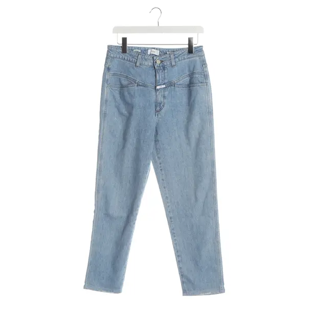 Jeans boyfriend, in Azzurro, Cotone, Chiuso