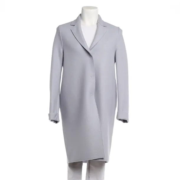 Cappotto mezza stagione, in Azzurro, Lana, Harris Wharf Londra
