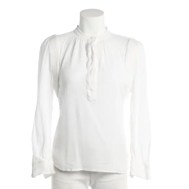 Camicetta, in Bianco, Cotone, Chiuso