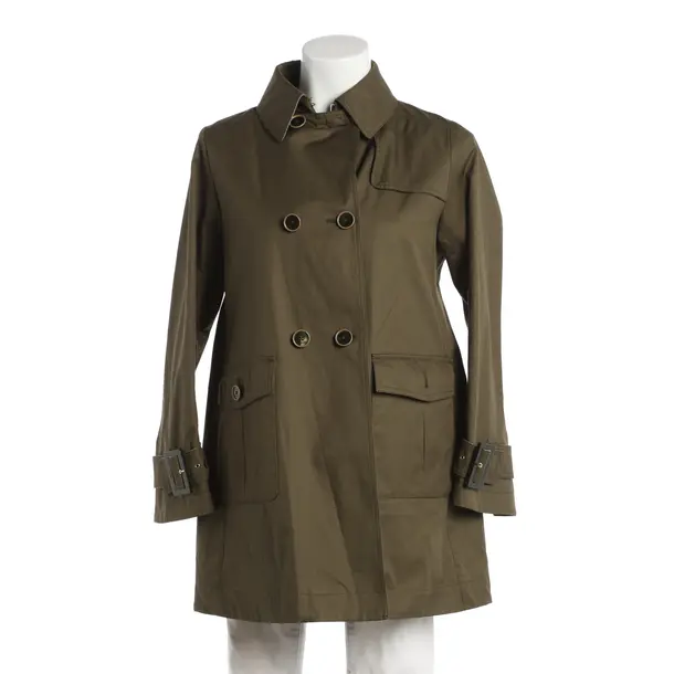 Mid-Season Jacket, in Green, Cotton, Herno