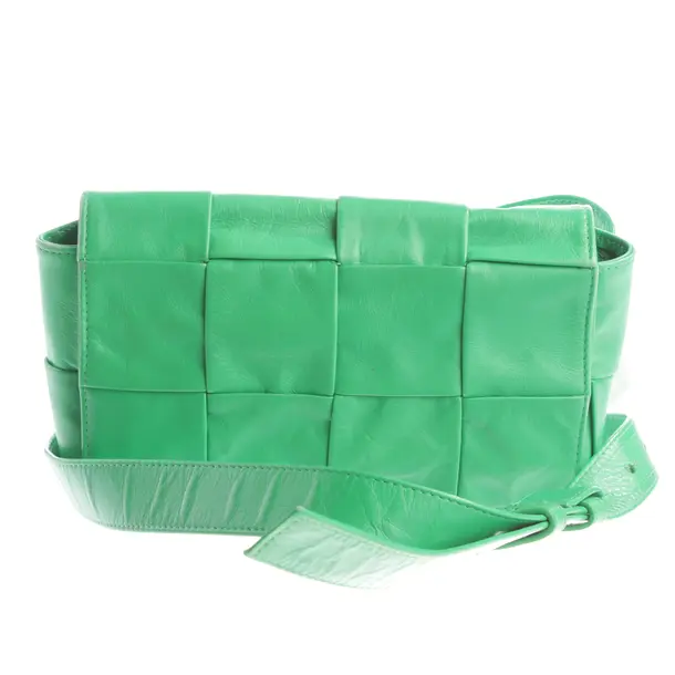 Cross Body Bag, in Green, Leather, Bottega Veneta