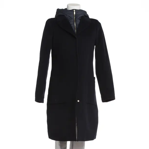 Winter Coat, in Navy, Wool, Woolrich