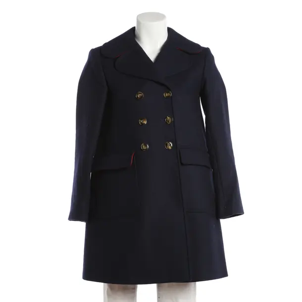 Übergangsmantel, in Navy, Wolle, Alexa Chung