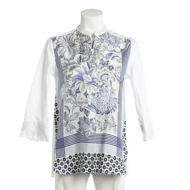 Bluse, in Blau, Baumwolle, Caliban