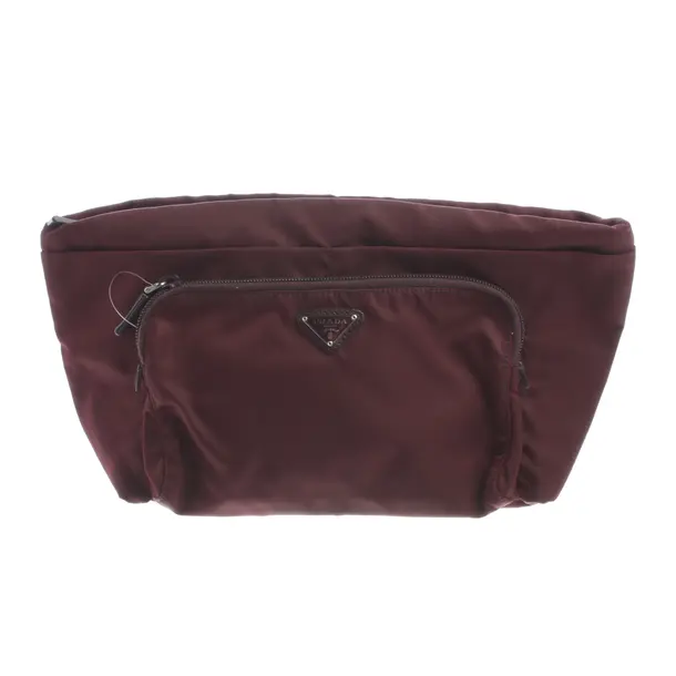 Kosmetiktasche, in Bordeaux, Polyimid, Prada