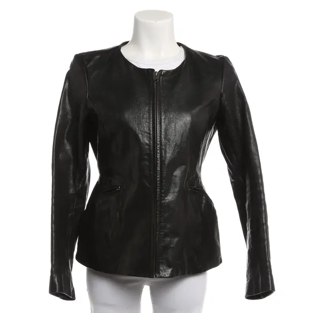 LeatherJacket, in Black, Leather, Jil Sander