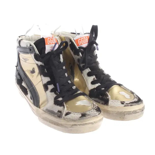 High-Top Sneakers, in Gold, Golden Goose