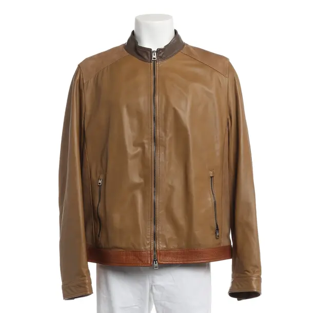 Lederjacke, in Hellbraun, Leder, Etro