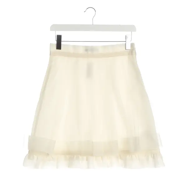 Skirt, in Cream, Polyimide, Sly 010