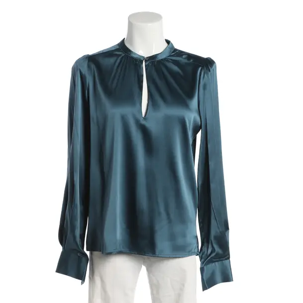 Blouse, in Blue, Silk, Dea Kudibal