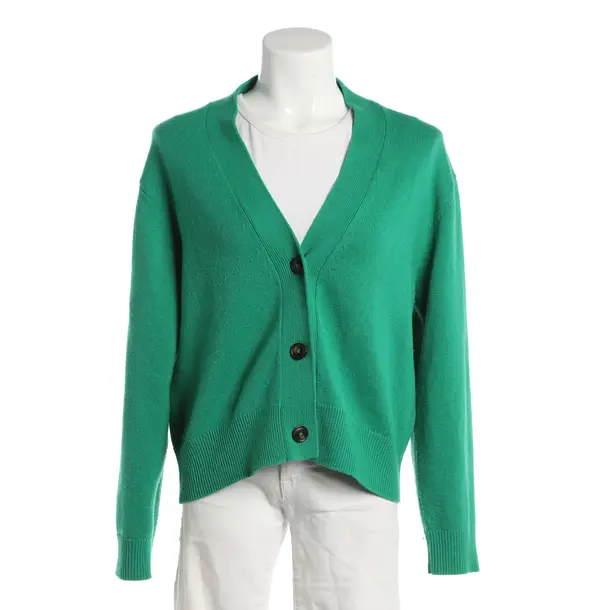 Cardigan, in Verde, Lana, Chiuso
