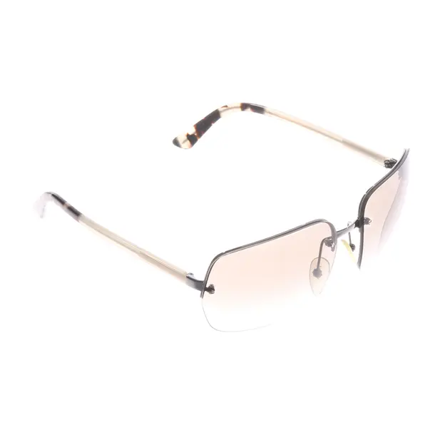 Sonnenbrille, in Silber, Kunststoff / Metall, Prada