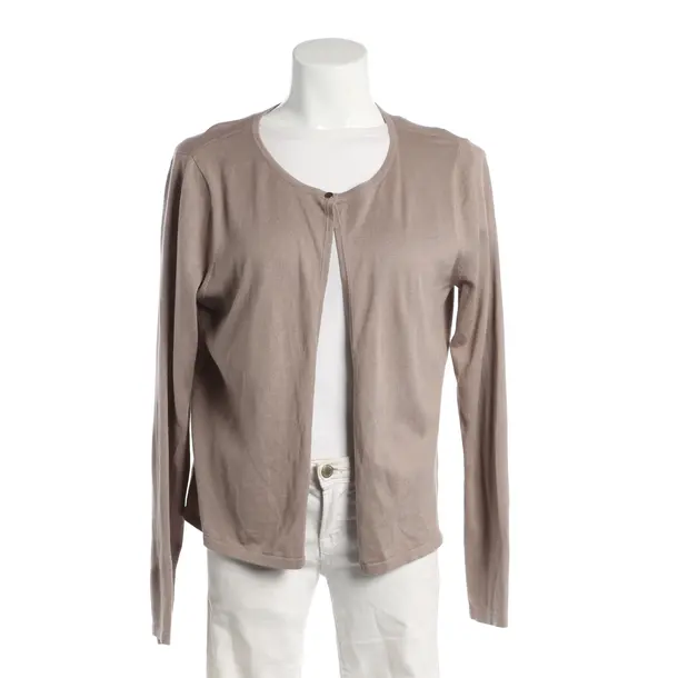 Cardigan, in Brown, Silk, S.Marlon