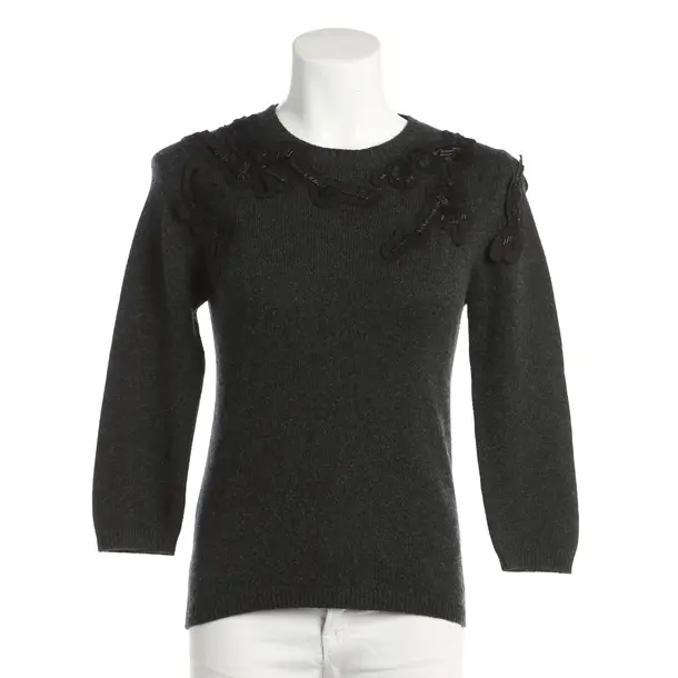 Jumper, in Dark Gray, Wool, Prada